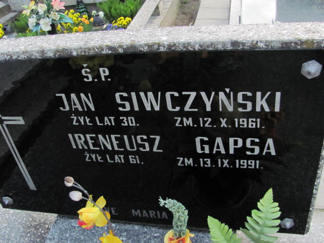 Jan Siwczyński 1931 Turek - Grobonet - Wyszukiwarka osób pochowanych