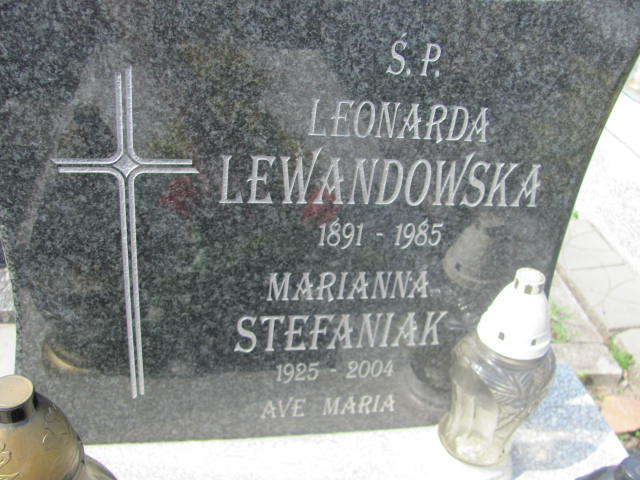 Leonarda Lewandowska 1891 Turek - Grobonet - Wyszukiwarka osób pochowanych