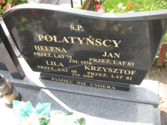 Helena Połatyńska 1899 Turek - Grobonet - Wyszukiwarka osób pochowanych