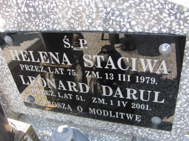 Leonard Darul 1950 Turek - Grobonet - Wyszukiwarka osób pochowanych