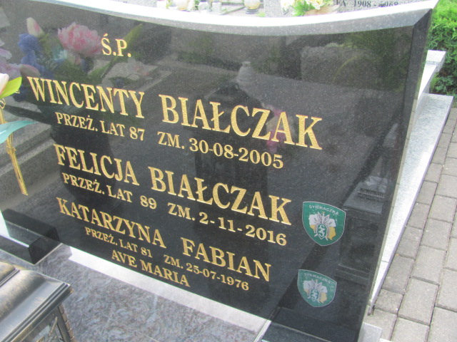 Katarzyna Fabian 1894 Turek - Grobonet - Wyszukiwarka osób pochowanych