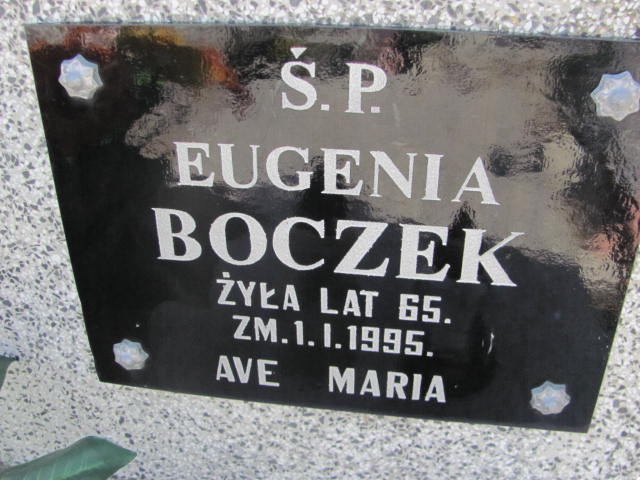 Eugenia Boczek 1929 Turek - Grobonet - Wyszukiwarka osób pochowanych
