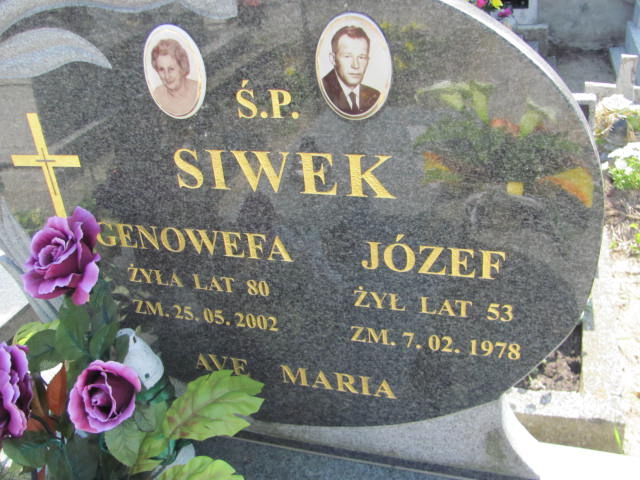 Genowefa Siwek 1922 Turek - Grobonet - Wyszukiwarka osób pochowanych