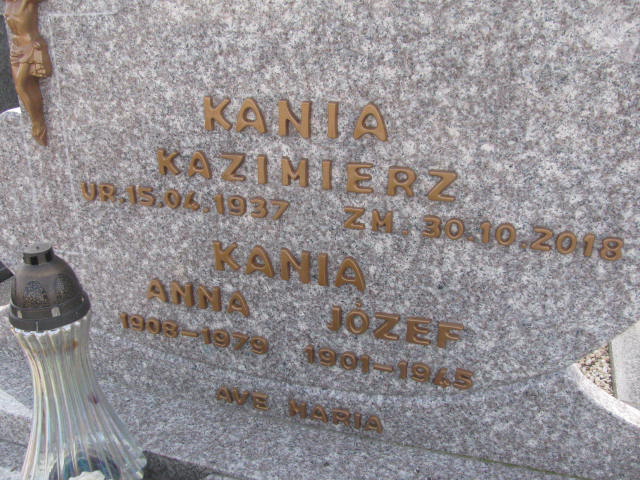 Kazimierz Kania 1937 Turek - Grobonet - Wyszukiwarka osób pochowanych