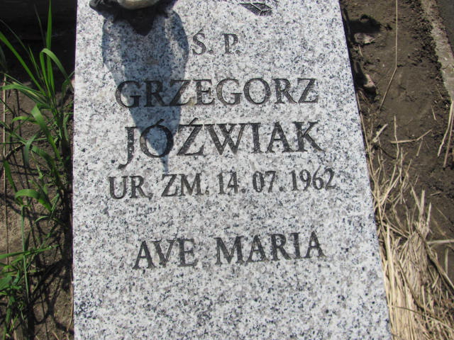 Grzegorz Jóźwiak 1962 Turek - Grobonet - Wyszukiwarka osób pochowanych