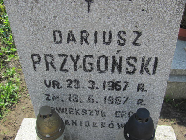 Dariusz Przygoński 1967 Turek - Grobonet - Wyszukiwarka osób pochowanych