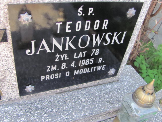 Teodor Jankowski 1907 Turek - Grobonet - Wyszukiwarka osób pochowanych