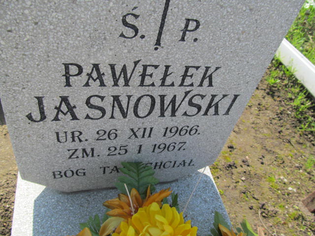 Paweł Jasnowski 1966 Turek - Grobonet - Wyszukiwarka osób pochowanych